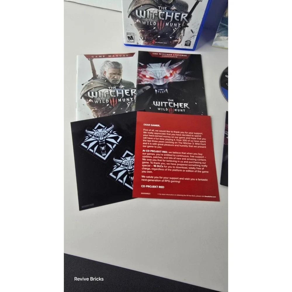 The Witcher 3 WWild Hunt Sony PlayStation 4 PS4 2019 CIB Complete W/ Extras Work